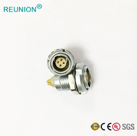 Conector Circular REUNION SCG de Doble Tuerca para Montaje en Panel, Hembra, 2~16 Pines, Pines para Soldar, Pines para PCB, Reemplazo de Batería
