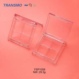 Emballage de fard à joues, logo personnalisé, boîtier compact pour fard à joues, carré, vide, transparent, étui pour fard à joues - Product Image 3