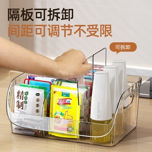 Condiment Storage Box Large Capacity Compartmentalized Kitchen Desktop Organizer For Spice <b>Jar</b> - Product Image 4