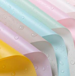 Emballage de fleurs couleur couvercle - Papier Han Su. Matériel d'emballage pour bouquet de fleurs - Papier mat semi-transparent. - Product Image 1