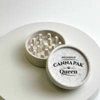 Broyeur manuel de qualité supérieure à 2 couches de 63 mm biodégradable avec aimant, personnalisable pour fleurs et tabac
