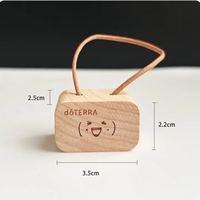 Diffuseur d'huiles essentielles en bois suspendu, écologique, sans BPA, sans alcool, diffuseur de parfum passif, bouchon en bois pour voiture, bureau