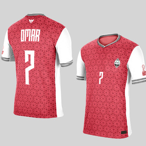 Magliette personalizzate della <span class=keywords><strong>squadra</strong></span> delle partite del Medio Oriente magliette della lega di <span class=keywords><strong>calcio</strong></span> della Siria - Product Image 1