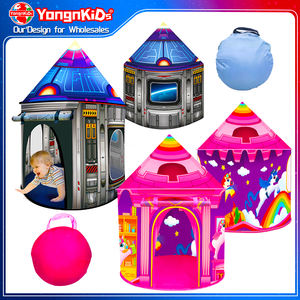 Tente de jeu de luxe pour enfants, château de princesse d'intérieur et d'extérieur, maison de jeu pour bébés, maisonnette d'éveil pour ramper - Product Image 1