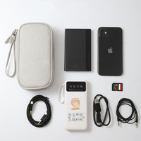 AMZ Hotselling Double Couches Organisateur Électronique Voyage Câble USB Accessoires Sac/Cas