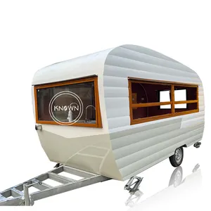 DOT Approved Custom ized Fast Food Van Trailer zum Verkauf Snack Hot Hog Mobile Street Eis Food Truck Cart