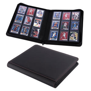 प्रीमियम टॉपलोडर बाइंडर 4 9 पॉकेट होल्ड 252 288 कार्ड टोलोडर कार्ड जिपर बिंदर कस्टम tcg 9 पॉकेट टॉप लोडर - Product Image 1