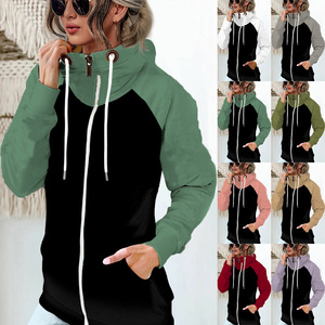 Manteau <span class=keywords><strong>femme</strong></span> <span class=keywords><strong>pull</strong></span> en velours à capuche <span class=keywords><strong>grande</strong></span> <span class=keywords><strong>taille</strong></span> nouveau Plus épais ample pour l'automne hiver Europe États-Unis - Product Image 2