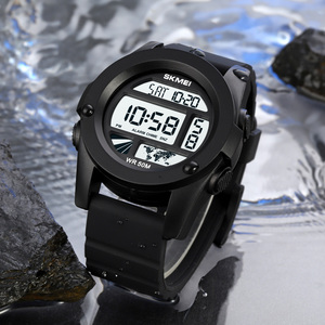 Reloj de Pulsera Digital Skmei Marca <span class=keywords><strong>1906</strong></span> para Hombre, Nuevo Modelo, Resistente al Agua 5ATM, Venta al por Mayor - Product Image 2
