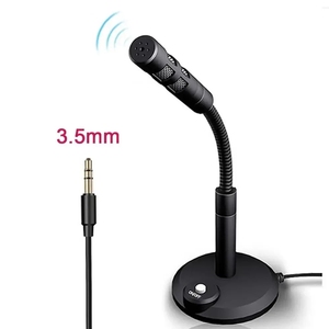 Microphone de bureau USB omnidirectionnel 3.5Mm, pour ordinateur portable, PC, jeu, <span class=keywords><strong>enregistrement</strong></span>, conversation, chant, réunion - Product Image 3