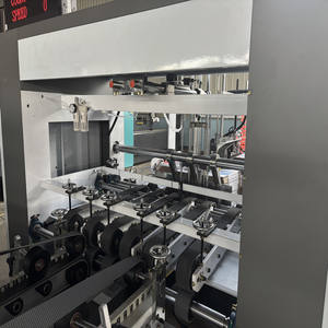 Foler entièrement automatique Gluer ligne de production boîte pliante Machine de collage dossier ondulé Guer - Product Image 6