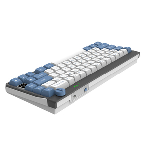 คีย์บอร์ด OEM ทริปเปิลโหมด 66 ปุ่ม RGB ขนาดกะทัดรัด, 2.4G/บลูทูธ/แบบมีสาย, พกพาสะดวกสำหรับเล่นเกม/ทำงานออฟฟิศ, สำหรับ PC/<span class=keywords><strong>Mac</strong></span>/แล็ปท็อป/อุปกรณ์อินเตอร์เฟสบาร์ - Product Image 2