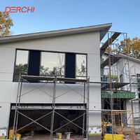 Ventanas Panorámicas de Vidrio de Piso a Techo, Ventana Fija Grande con Marco de Aluminio, Excelente Vista, para Casas y Villas