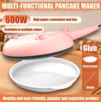 Ménage Portable Cuisine Électrique Crêperie Pot Mini Antiadhésif Crêpe Machine Électrique Poignée Crêpe Machine