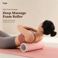 Rouleau de massage en mousse EVA 3D en forme de goutte d'eau avec logo personnalisé pour la relaxation des points de pression et la libération myofasciale, idéal pour la gym et le fitness