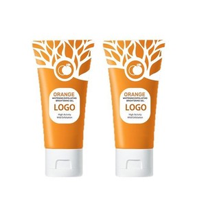 Gel exfoliant à l'orange 100g, blanchissant, éclaircissant, gommage pour le visage et le corps, nettoyage en profondeur, exfoliation douce - Product Image 1