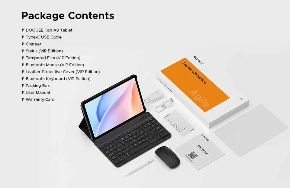 Doogee Tab A9 - 10.1 Inch Tablet with Android 15 & 3GB RAM