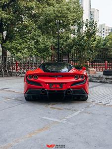 <span class=keywords><strong>Ferrari</strong></span> F8 Spider 2022, cabriolet automatique avec conduite à gauche, intérieur en cuir foncé, toit ouvrant, supercar - Product Image 5