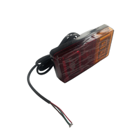 Câble de raccordement pour feux arrière à 16 LED 12/24 volts, 4 fonctions, pour remorque, avec isolation PTFE, PVC, nylon, PBT