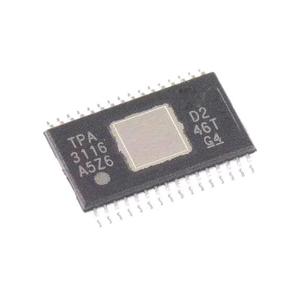 ซัพพลายเออร์ชิ้นส่วนอิเล็กทรอนิกส์แท้ TPA3116 ชิปขยายเสียง 2 แชนแนล (สเตอริโอ) คลาส D รุ่น TPA3116D2DADR - Product Image 1