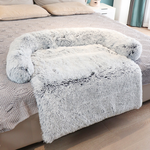 Hot Sale Plush Blanket Dual-use All-in-one Simons Cat Cushion Pet Mat Extended Version Dog Luxury Pet Bed For Sofa