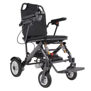 Fauteuil roulant électrique intelligent pliable motorisé avec coussin épaissi pour personnes <span class=keywords><strong>âgée</strong></span>s handicapées, usage quotidien - Product Image 1