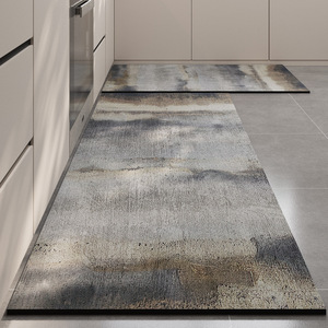 Tapete de Cocina Vast Ocean, de Tierra de Diatomeas, Antideslizante, Lavable, con Patrón Geométrico Abstracto, para Uso Comercial en Cocina - Product Image 2