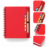Carnet à spirales OEM multicolores avec stylo, logo personnalisé, carnet à spirales pour entreprise, fabrication en usine