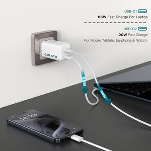 <span class=keywords><strong>Cargador</strong></span> Superrápido Gan Tipo C, <span class=keywords><strong>Cargador</strong></span> de Pared Portátil Universal para Viajes, Adaptador de Carga USB C PD de 65W para Samsung S26 - Product Image 2