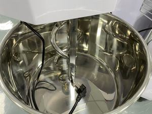 Mélangeur de pâte électrique commercial pétrin de nourriture en spirale <span class=keywords><strong>universel</strong></span> bol fixe pâtissier boulangerie farine Machine pour gâteau - Product Image 5