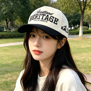 Casquette de baseball personnalisée avec logo brodé 3D, 5 panneaux, bicolore, chapeau de sport, vente en gros, usine OEM, casquettes personnalisées pour hommes et femmes, extérieur - Product Image 1