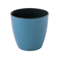 Pot de fleurs auto-arrosant en plastique PP, moulé par injection, avec fenêtre de niveau d'eau, décoration intérieure moderne pour plantes et succulentes