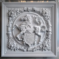 Moulures GRC personnalisées, briques en bas-relief, panneaux de décoration murale extérieure pour bâtiments