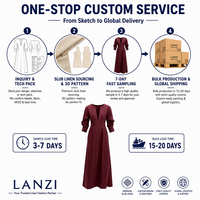 Robe longue sur mesure pour femme, col plongeant, taille ajustée, grandes tailles, usine de vêtements OEM ODM