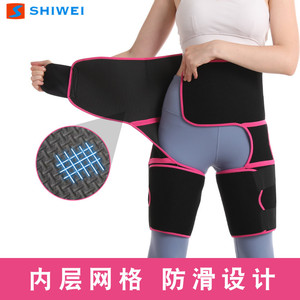 เข็มขัดรัดเอวและต้นขา Shiwei สำหรับผู้หญิง ระบายอากาศได้ดี ปรับได้ กระชับสัดส่วน ออกกำลังกาย ฟิตเนส ควบคุมหน้าท้อง แบบเปิดเป้า - Product Image 3