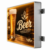 Enseigne commerciale 3D personnalisée à LED rétroéclairée, lettres en relief, panneau de signalisation avec logo, étanche IP67, commande tactile, fabrication directe OEM