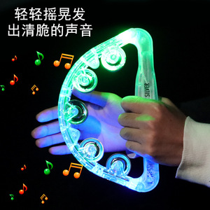 Autonomy – hochet lumineux à 3 clochettes, lumière clignotante, pour fête, scène, KTV, bar, accessoires, jouet pour enfants, en plastique - Product Image 2