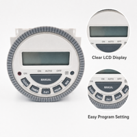 Minuteur numérique programmable hebdomadaire TM619 AC220V 230V 240V avec écran LCD et relais pour le contrôle des appareils électroménagers