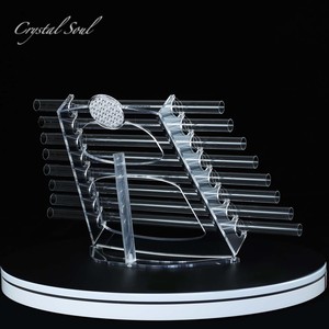 Alma Cristal Som Relaxante Cristal Harpa C5-C6 99,99% SiO2 Fonte Fabricante Perfeito Pitch