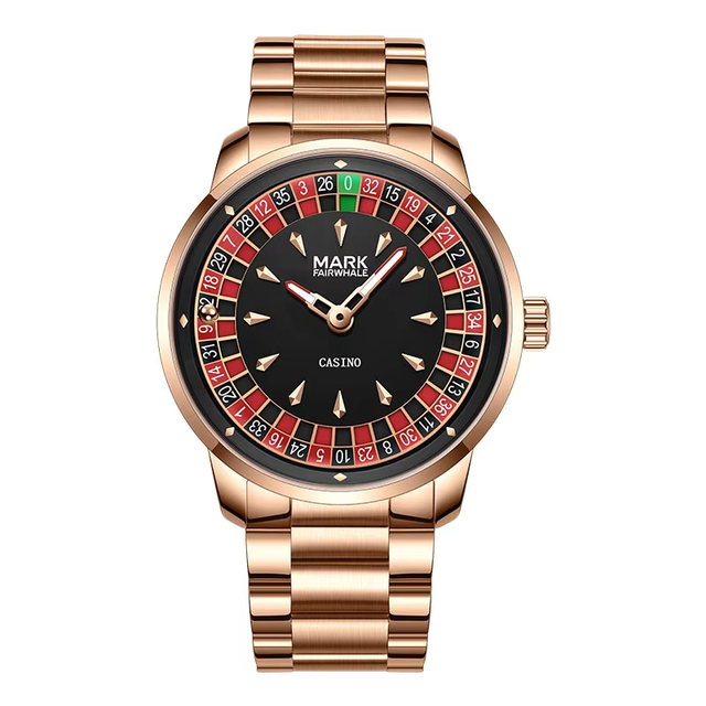 Mark Fairwhale 5031 New Top Brand Men's Quartz Watch Rotating Digital Dial Entertainment Cool Waterproof Night Light Watch Reloj