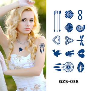 Eco Friendly Waterproof Temporary <b>Tattoo</b> Sticker Easy Apply Non Toxic Body Art <b>Paper</b> Decal for Party Festival Professional Use - Product Image 3