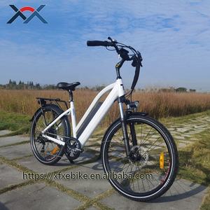 Bicicleta Eléctrica Vintage de 26 pulgadas para <span class=keywords><strong>mujer</strong></span>, bici de montaña con batería de litio SDI de 48V y 500W - Product Image 4