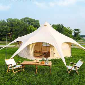 Outdoor Camping Customized 4.5m Waterproof Cotton Canvas Yurt Large Luxury Tent High-Quality Circus Tent Bell Tent - Product Image 4