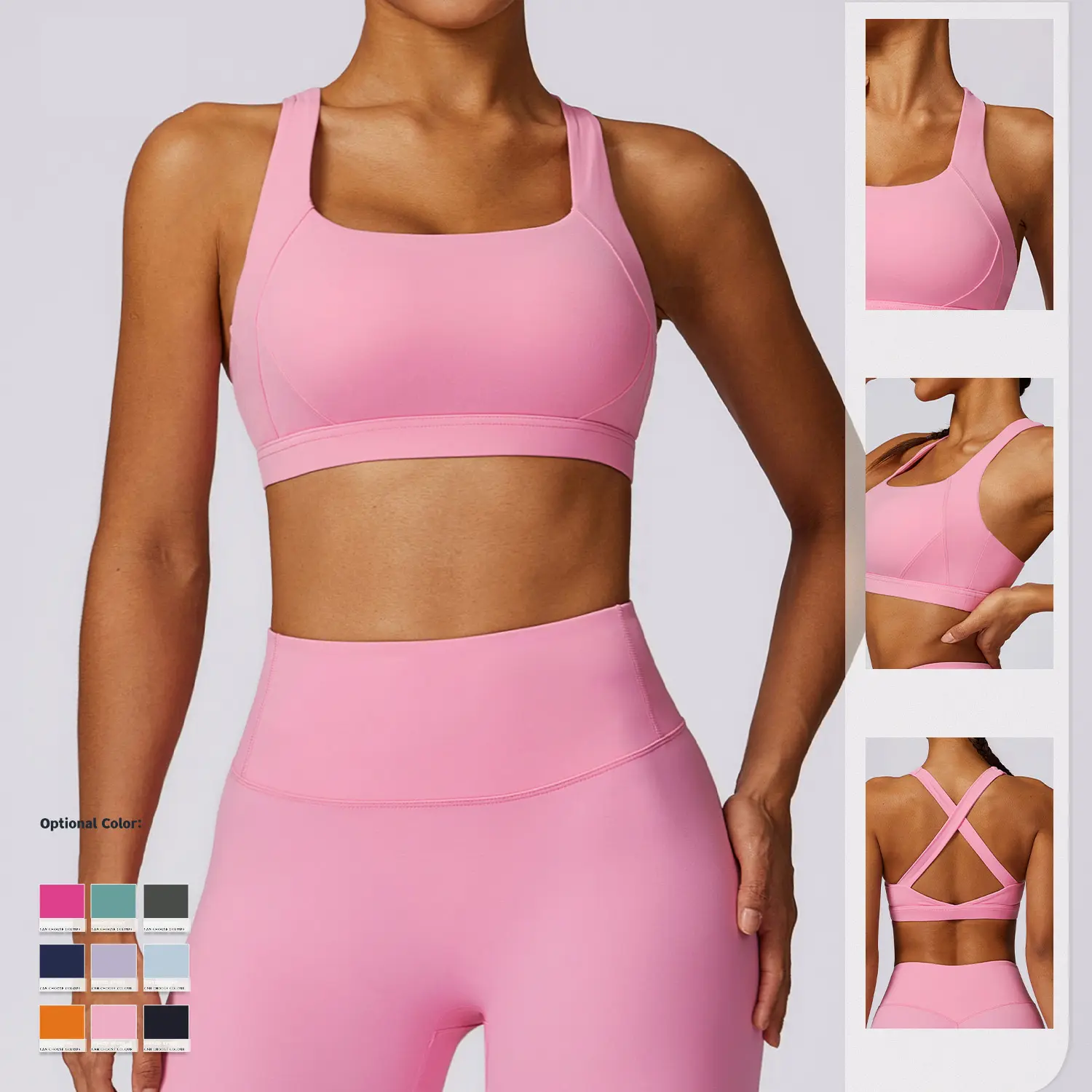 PASUXI Logo personnalisé femmes vêtements taille haute Fitness Gym porter entraînement costume Sport soutien-gorge et Shorts sans couture Yoga ensemble