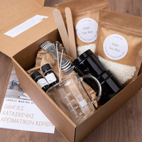 Ensemble de fabrication de bougies DIY en cire de soja écologique en gros, non toxique pour adultes, Noël, débutants en fabrication de bougies