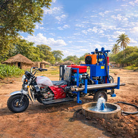 Foreuse de puits d'eau fiable 100m 150m 200m, machine de forage de puits d'eau portable, facile à utiliser, durable