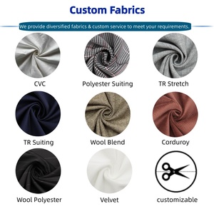 Veste de Costume en Mélange de Laine, Col Cranté Classique, Deux Boutons, Vêtement d'Extérieur Formel, Style <span class=keywords><strong>Gentleman</strong></span>, Qualité Supérieure pour le Bureau et les Occasions Sociales - Product Image 6