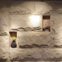 Panneau mural en pierre artificielle Pu Stone Decor pour intérieur, extérieur, maison, lieu public, villa, hôtel
