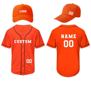<span class=keywords><strong>Camiseta</strong></span> de Béisbol de Alta Calidad, Transpirable, 100% Poliéster, con Logotipo Impreso - Product Image 1