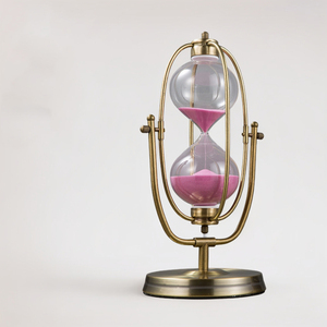 Reloj <span class=keywords><strong>de</strong></span> arena europeo retro al por mayor <span class=keywords><strong>15</strong></span> <span class=keywords><strong>minutos</strong></span> reloj <span class=keywords><strong>de</strong></span> arena <span class=keywords><strong>de</strong></span> metal ornamento Festival regalo grabado creativo - Product Image 2